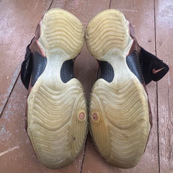 Vintage 2014 Nike Air Flightposite Basketball Shoes Mens Size 10 Copper - Picture 6 of 6